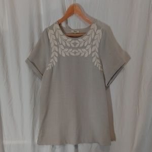 Madewell embroidered top